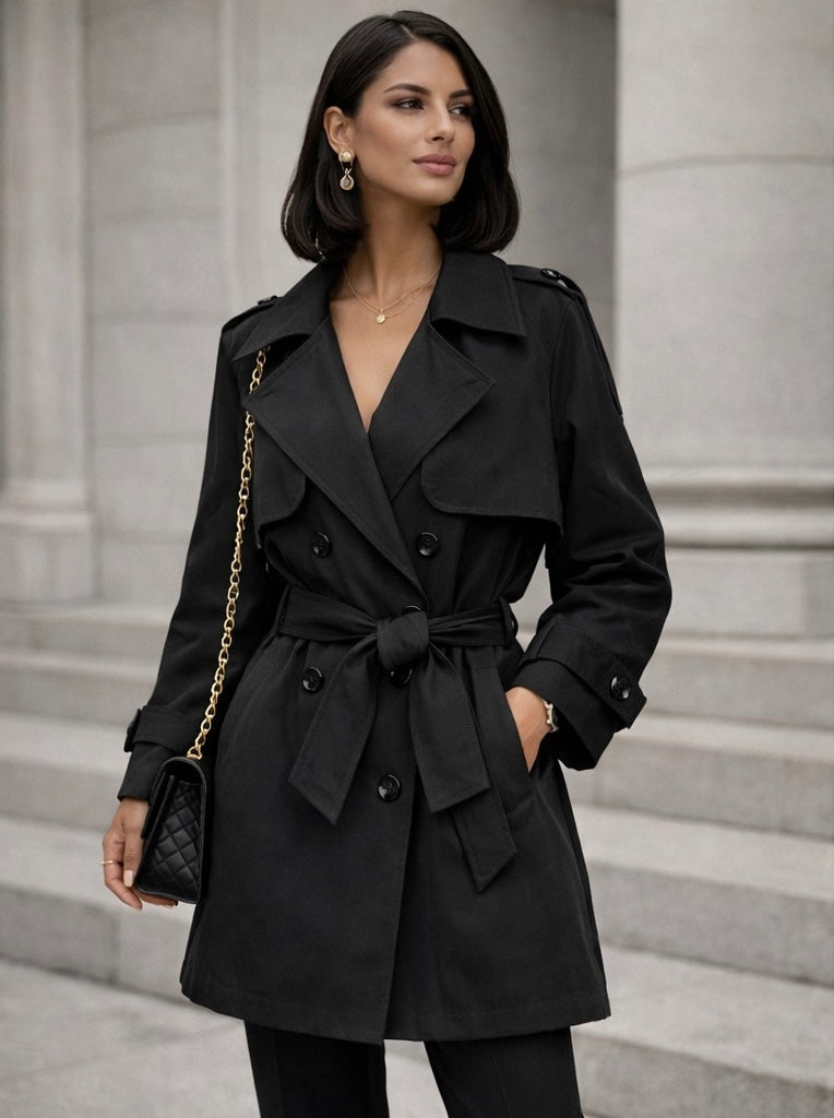Trench-Coat Femme Élégant