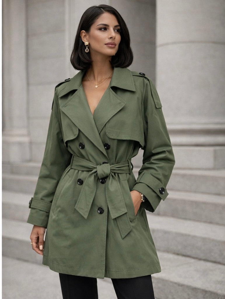Trench-Coat Femme Élégant