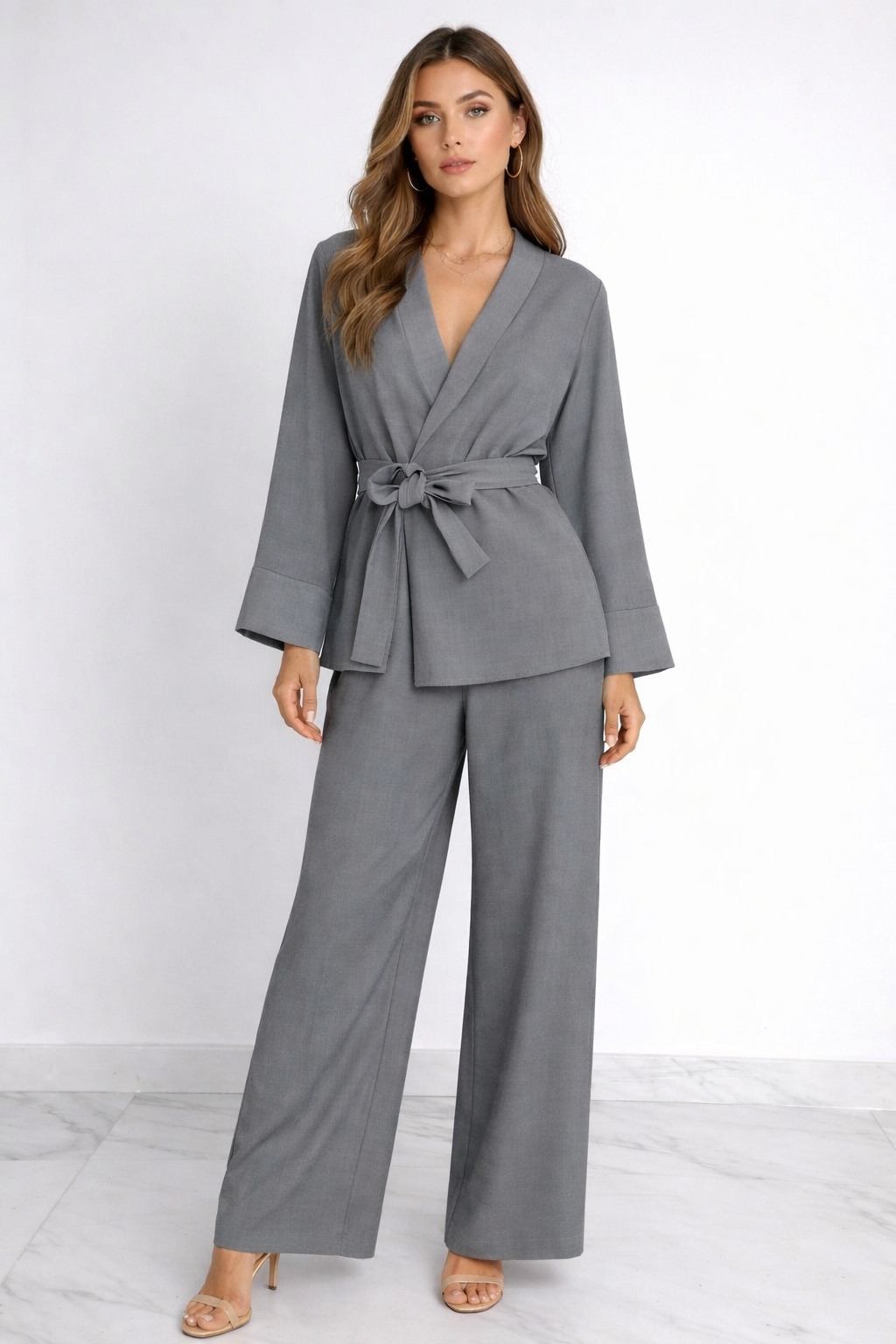 Ensemble 2 Pièces Ample Kimono