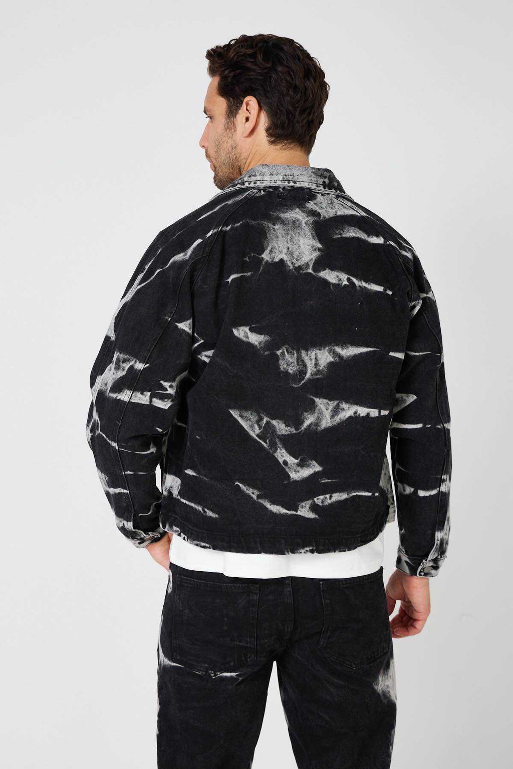 Denim Jacket with Lightning Bolt