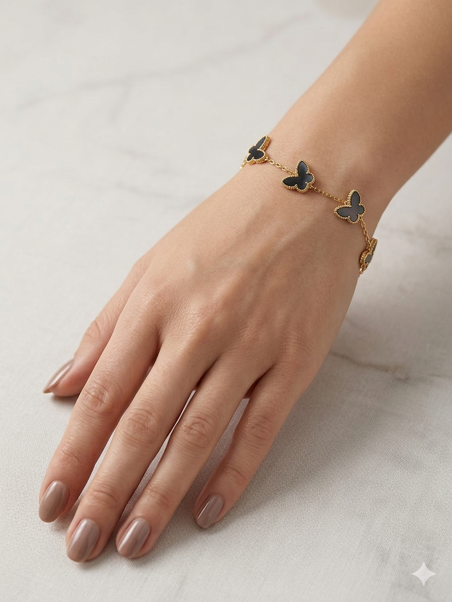 Bracelet Trio de Papillons – L'Essence de la Féminité