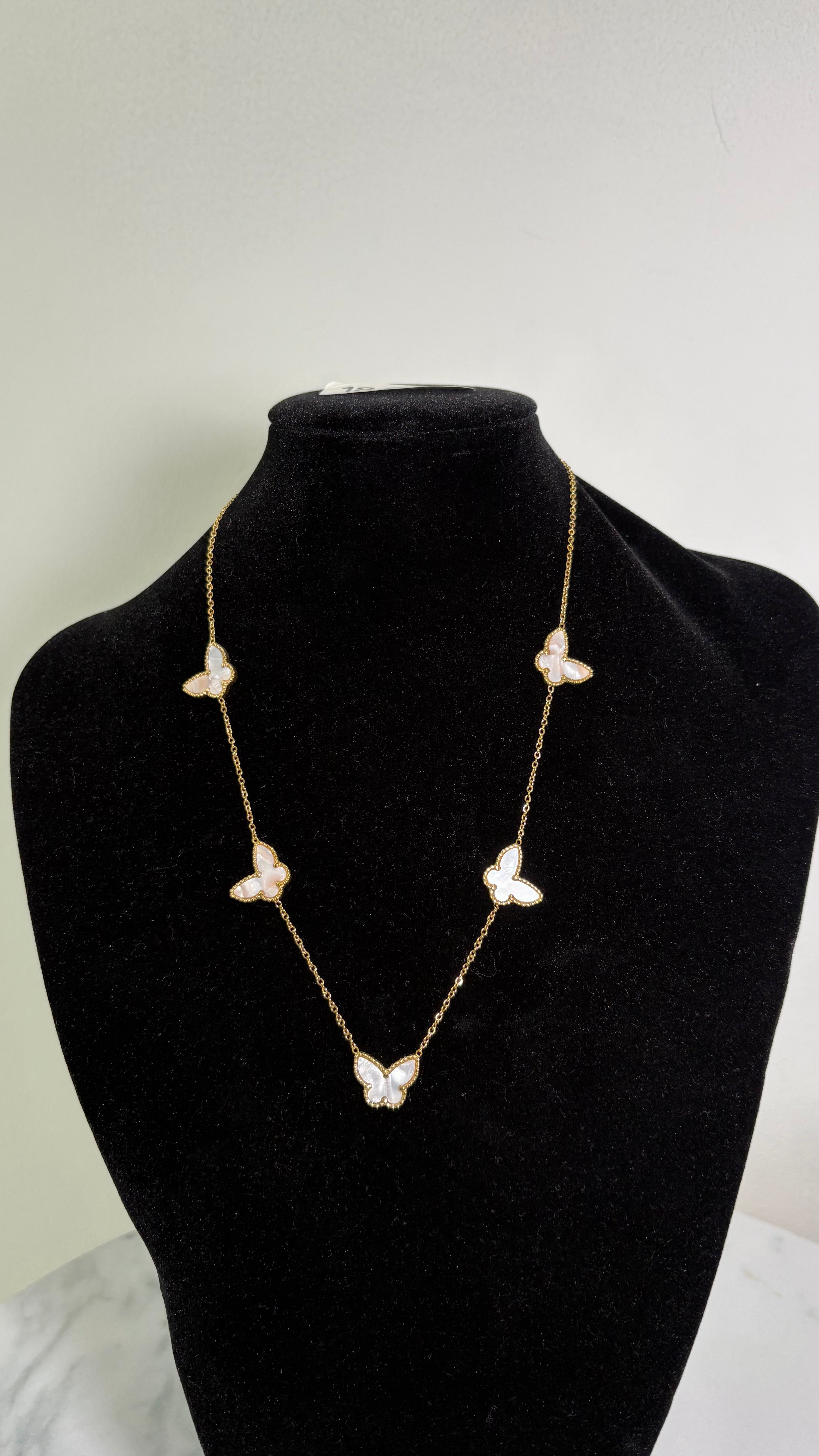 Collier Envolée de Papillons