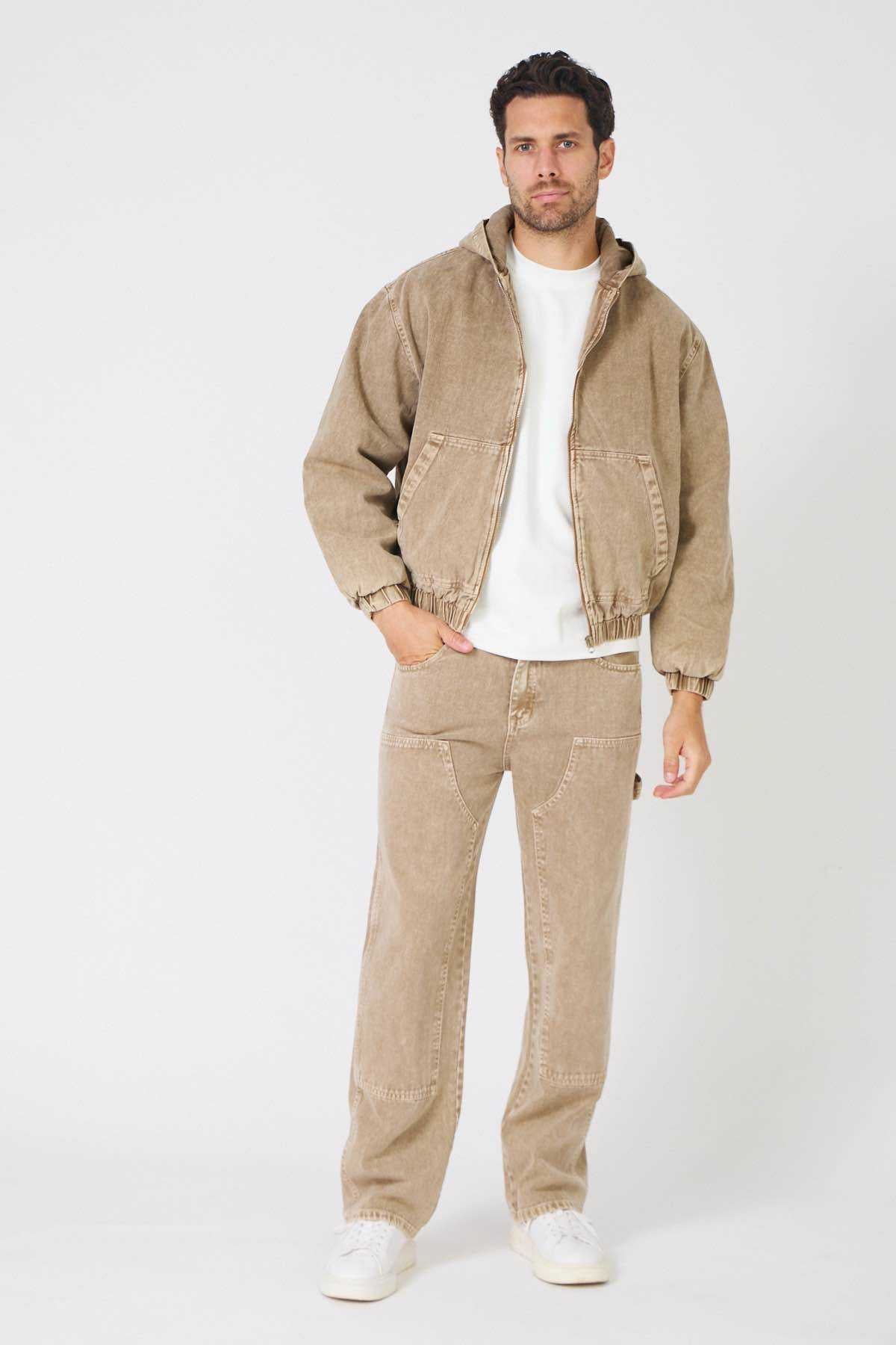 Jean Camel Coupe Droite