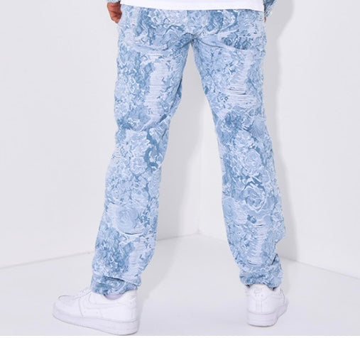 Jean Effilé Bleu Ciel