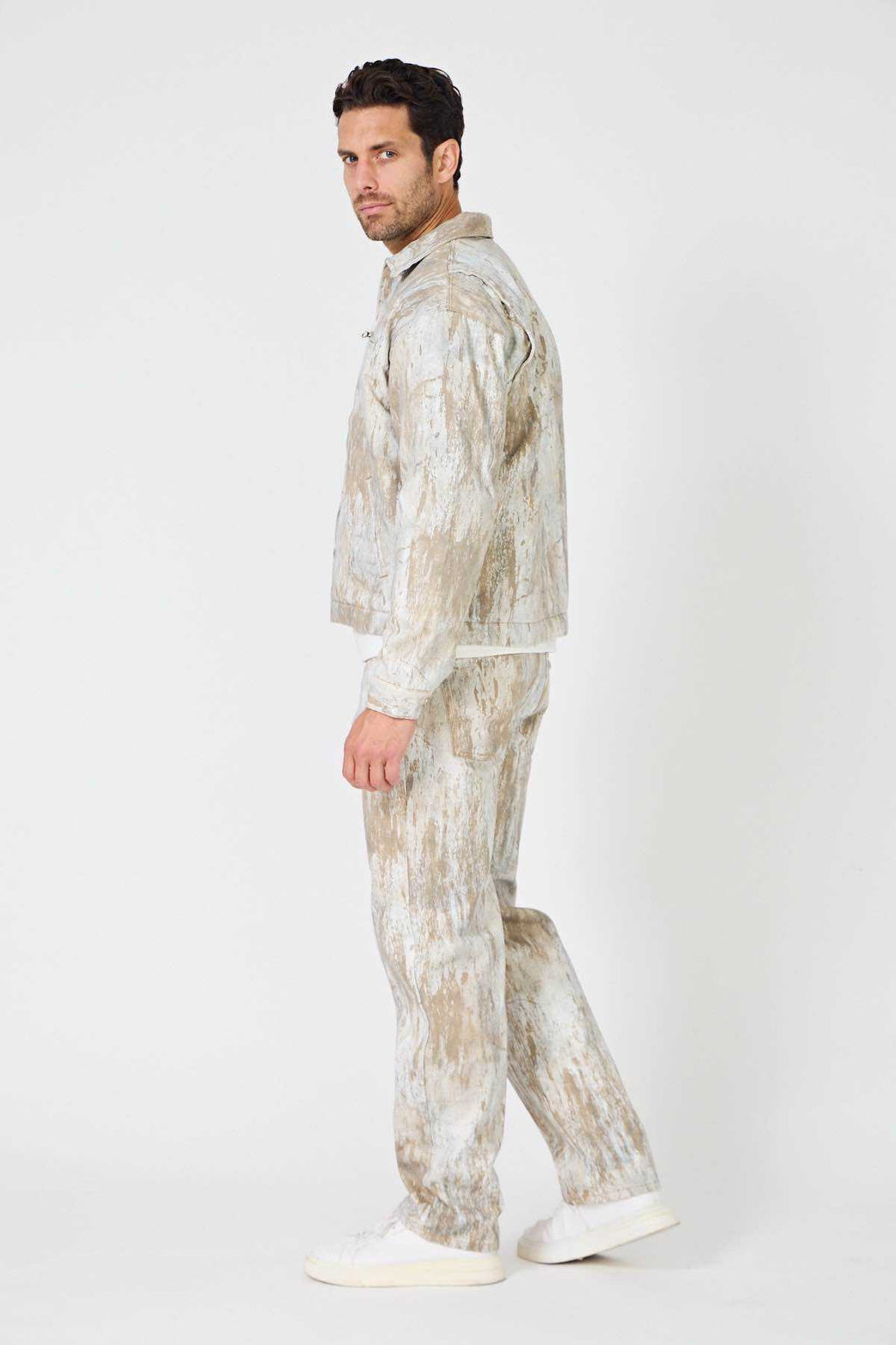 Jean Beige Délavé