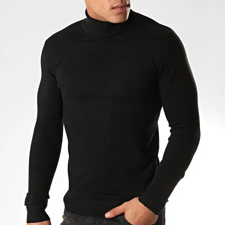 Pull Col Roulé Texturé