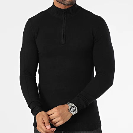 Pull Col Montant Zip