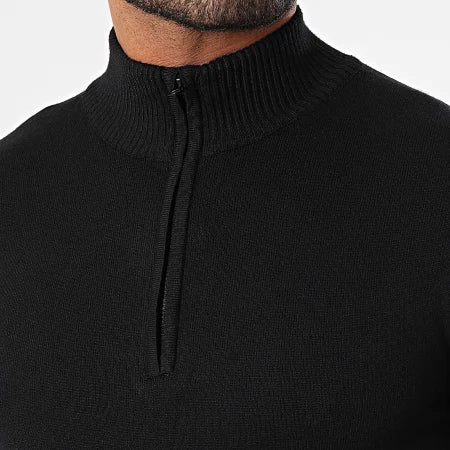 Pull Col Montant Zip