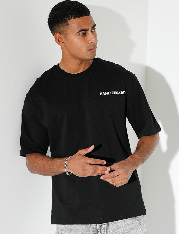 T-Shirt Oversize BANLIEUSARD Noir