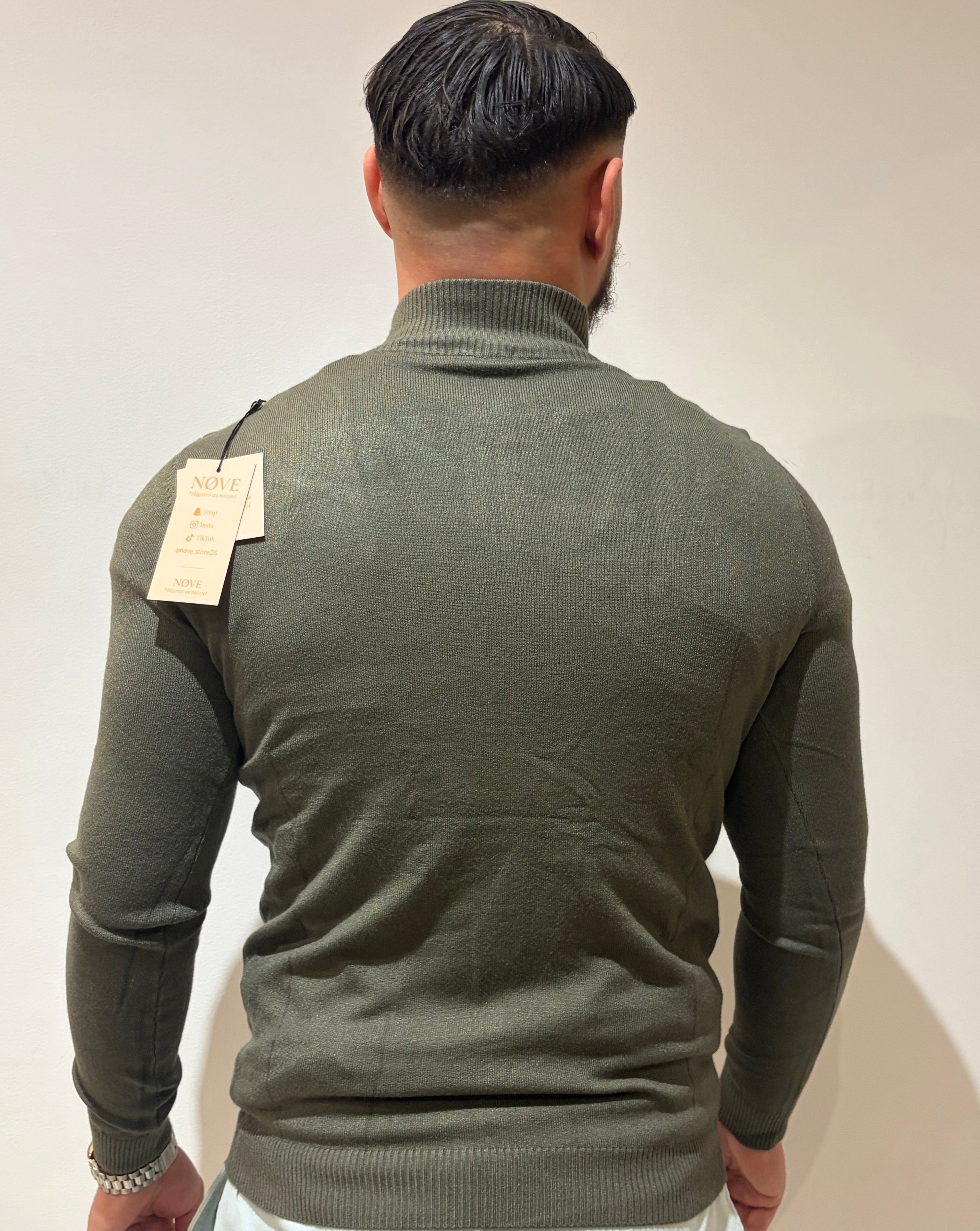 Pull Col Montant Zip