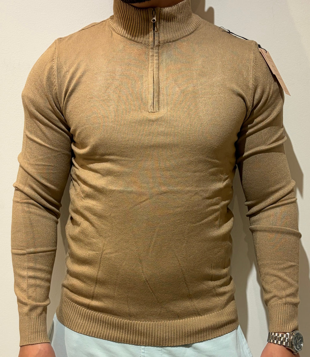 Pull Col Montant Zip