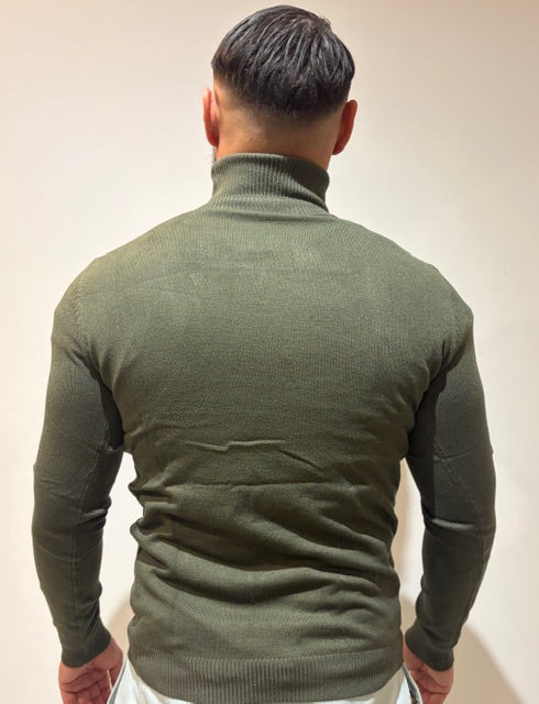 Pull Col Roulé Texturé