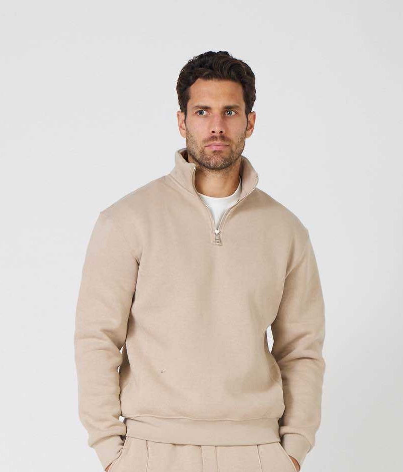 Pull Zippé Molletonné Chic & Sport