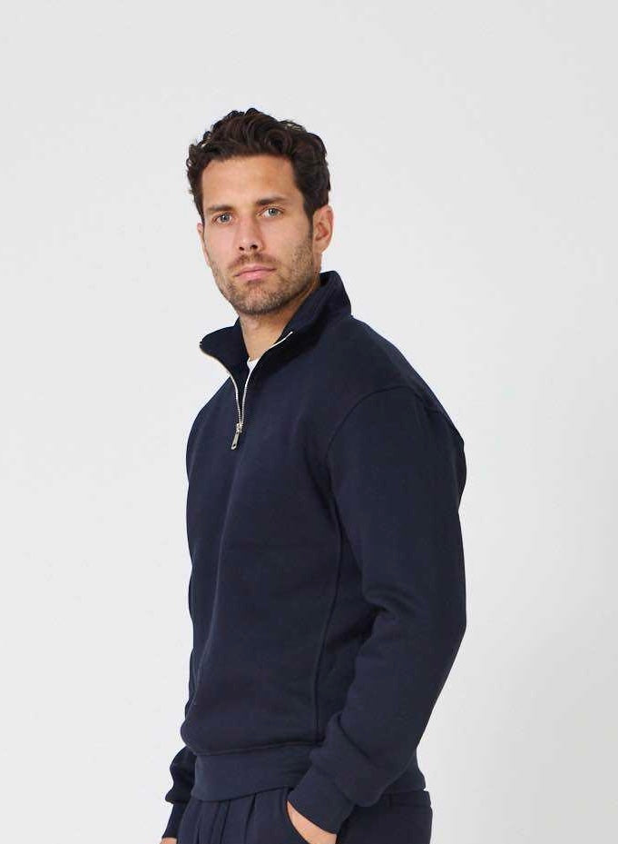 Pull Zippé Molletonné Chic & Sport