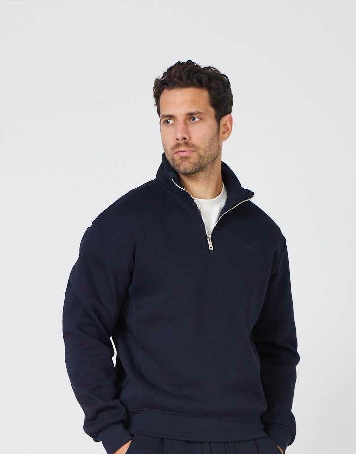 Pull Zippé Molletonné Chic & Sport