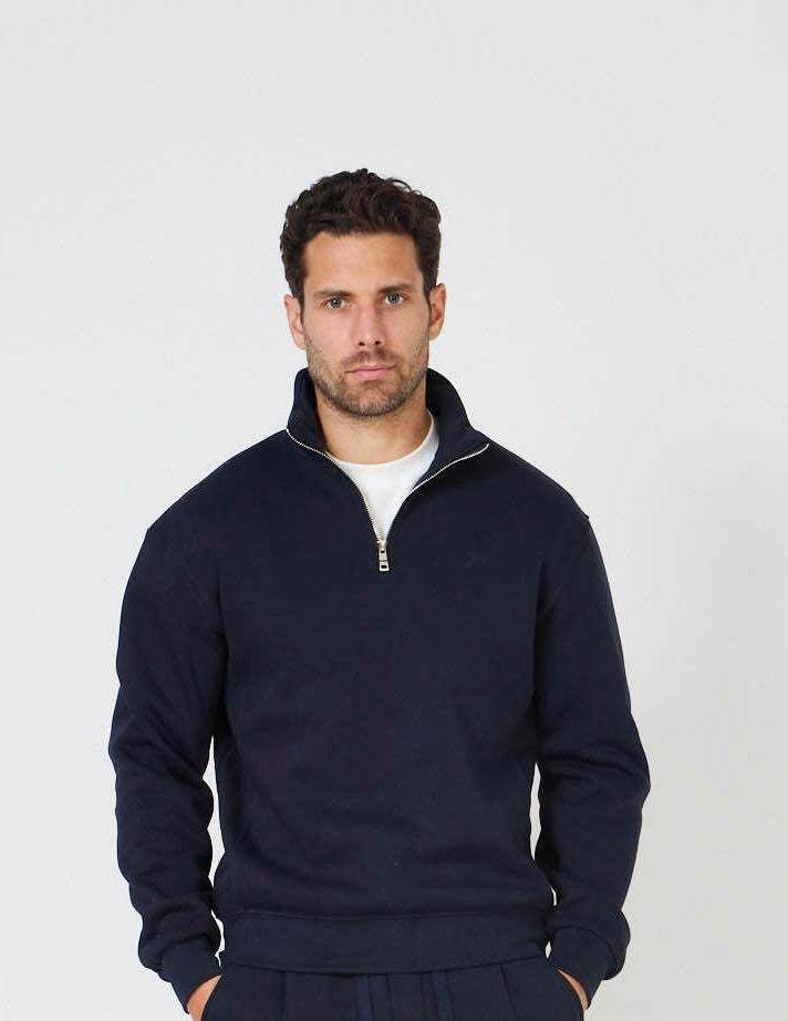 Pull Zippé Molletonné Chic & Sport