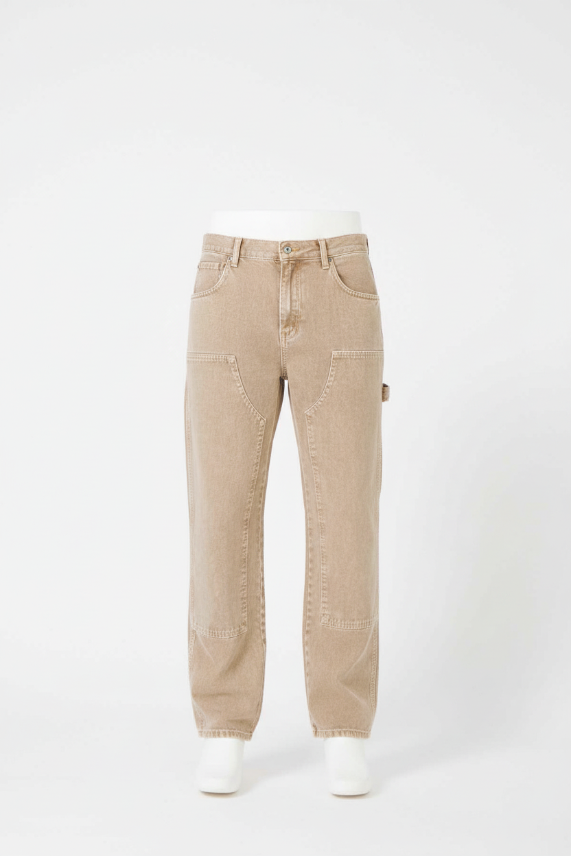 Pantalon Cargo Beige